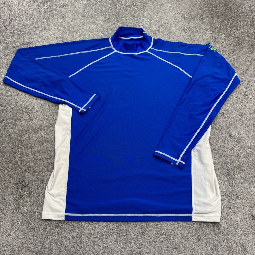 Sun Protection Zone ActivSkinZ Rash Guard Men 2XL Blue UV Protection Quick-Dry